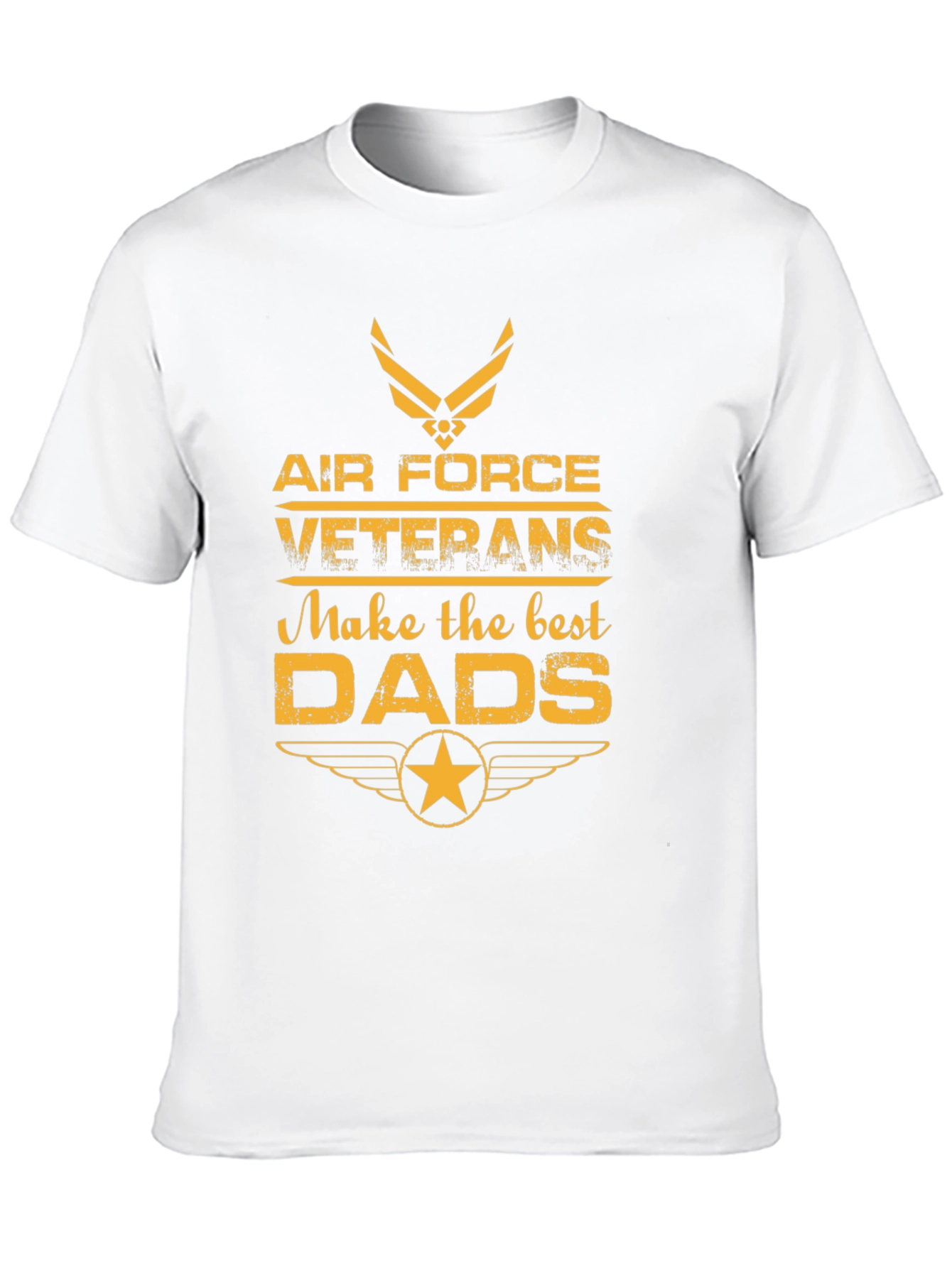 Air Force Veteran Dad T-Shirt - Black