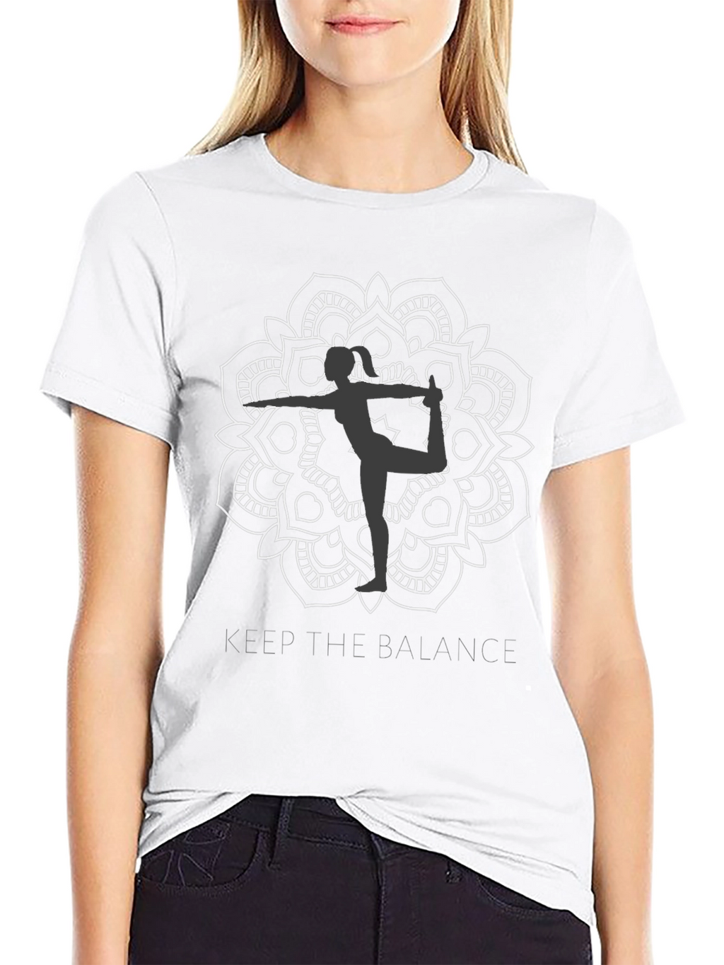 Balance Mandala Graphic Tee - Yoga Inspired