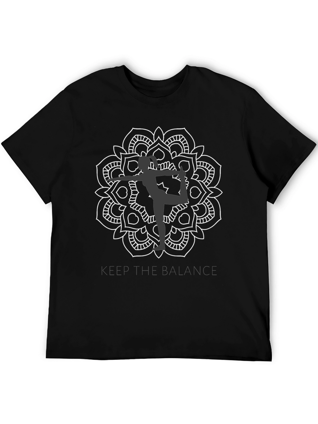 Balance Mandala Graphic Tee - Yoga Inspired