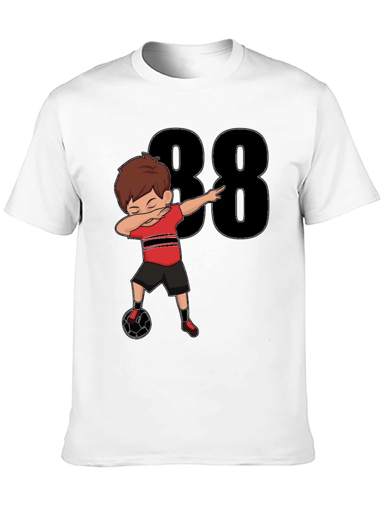 Soccer Dab Boy Birthday T-Shirt