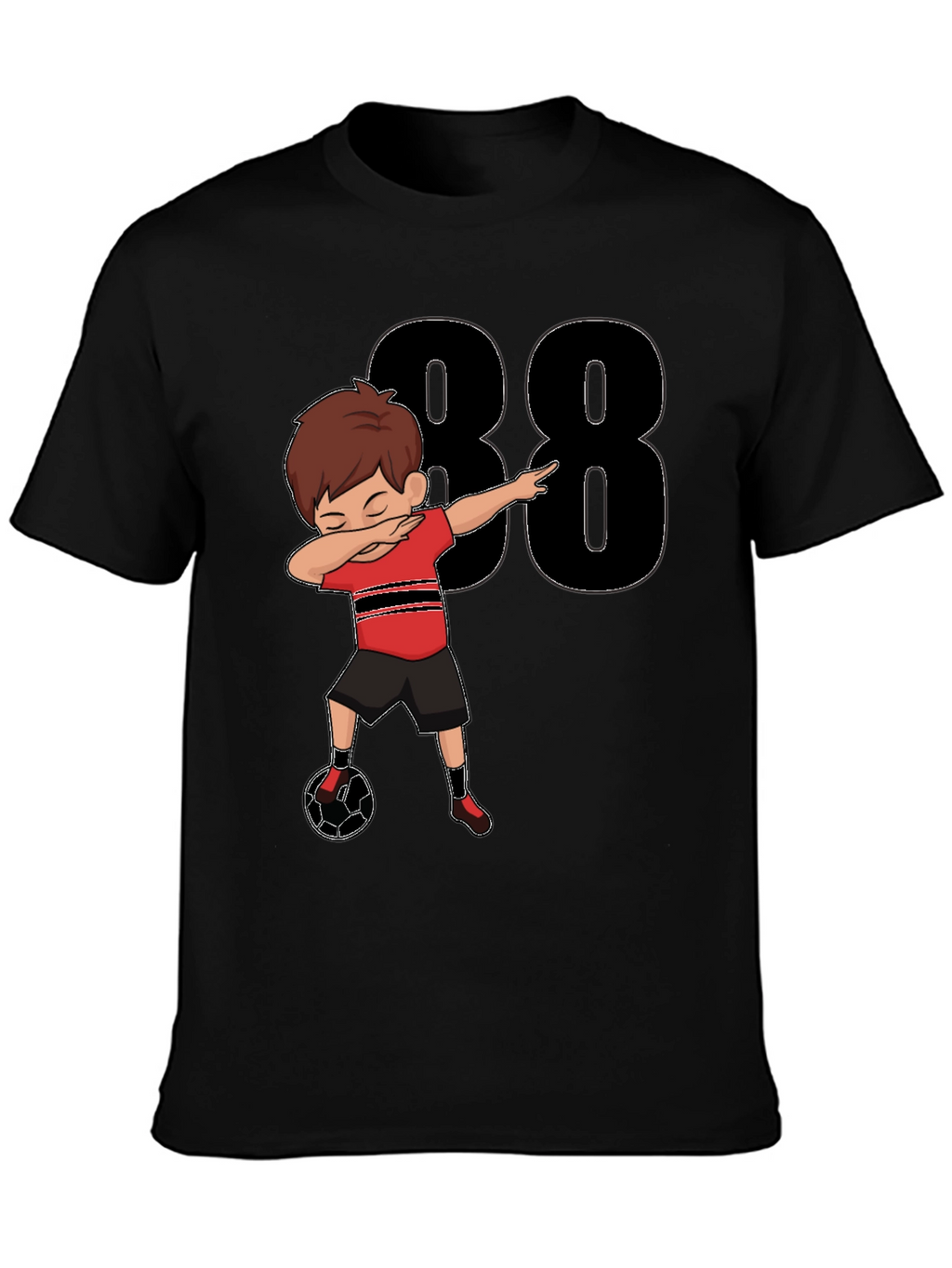 Soccer Dab Boy Birthday T-Shirt