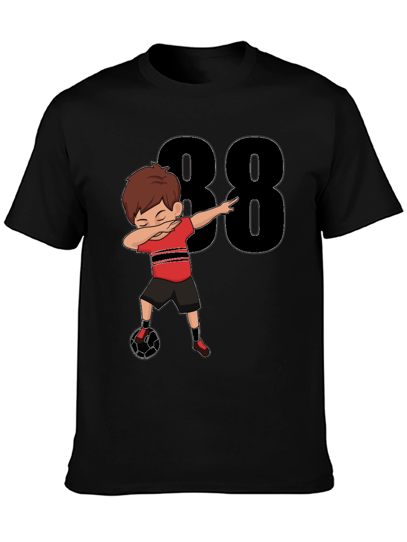 Soccer Dab Boy Birthday T-Shirt