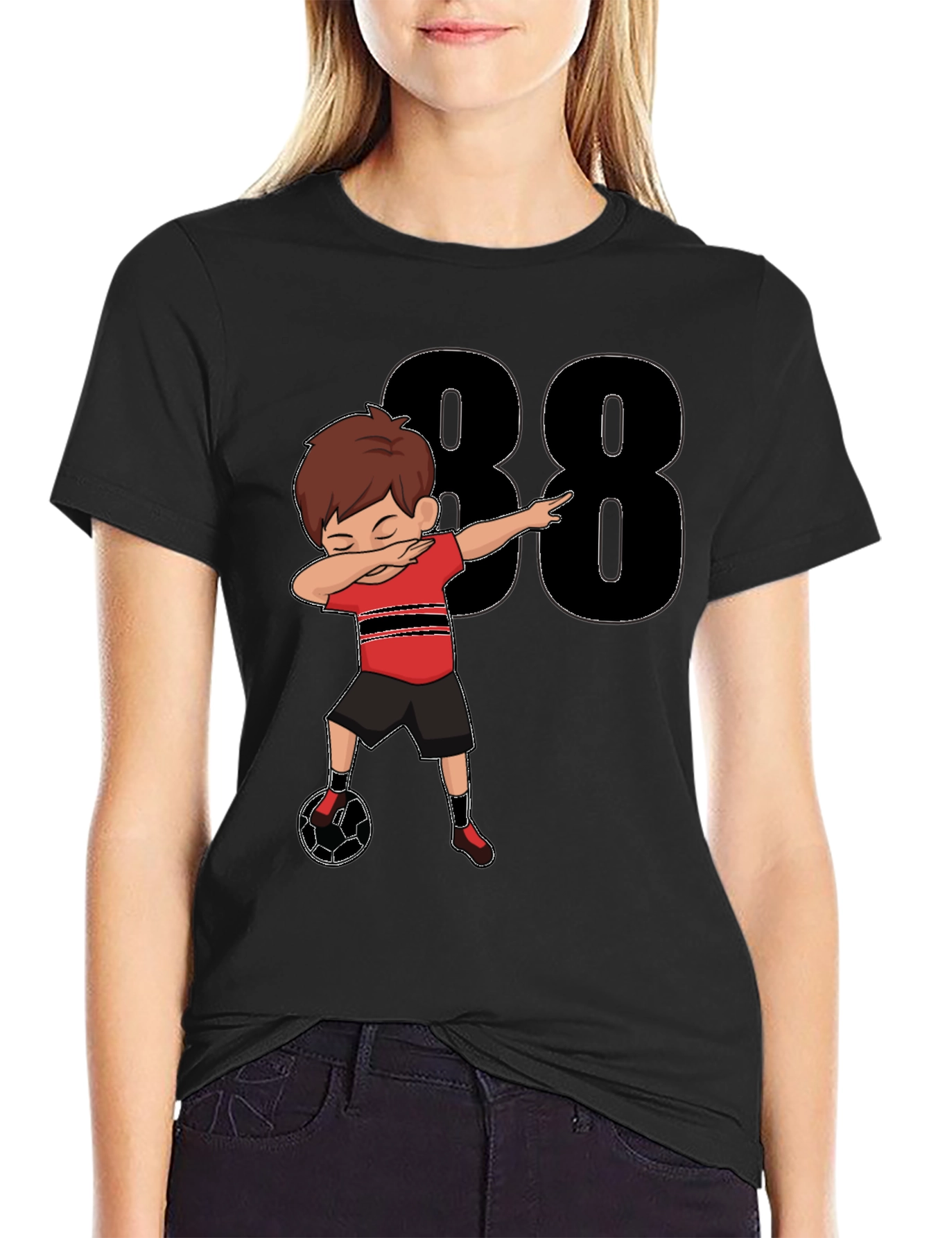 Soccer Dab Boy Birthday T-Shirt