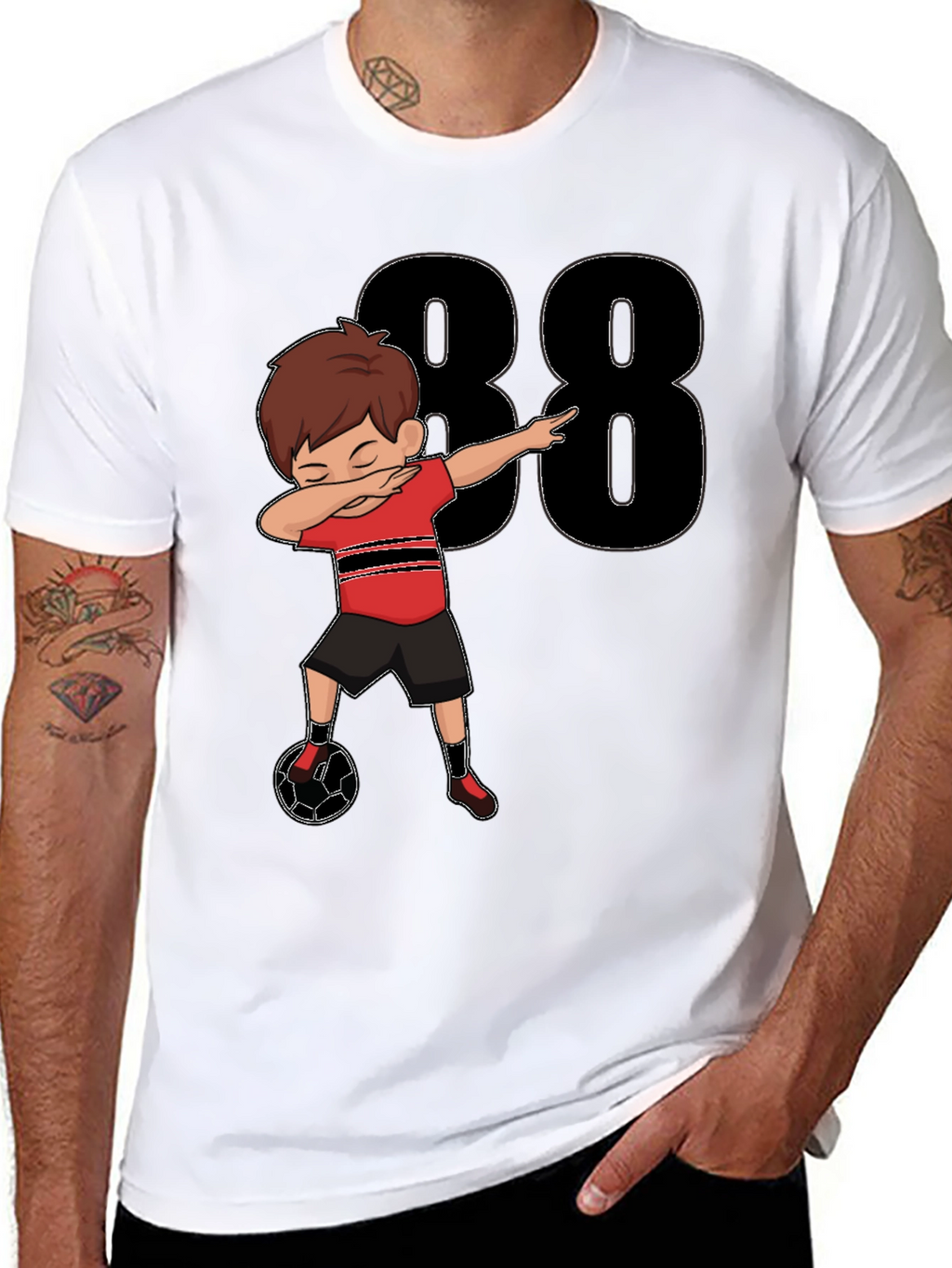 Soccer Dab Boy Birthday T-Shirt