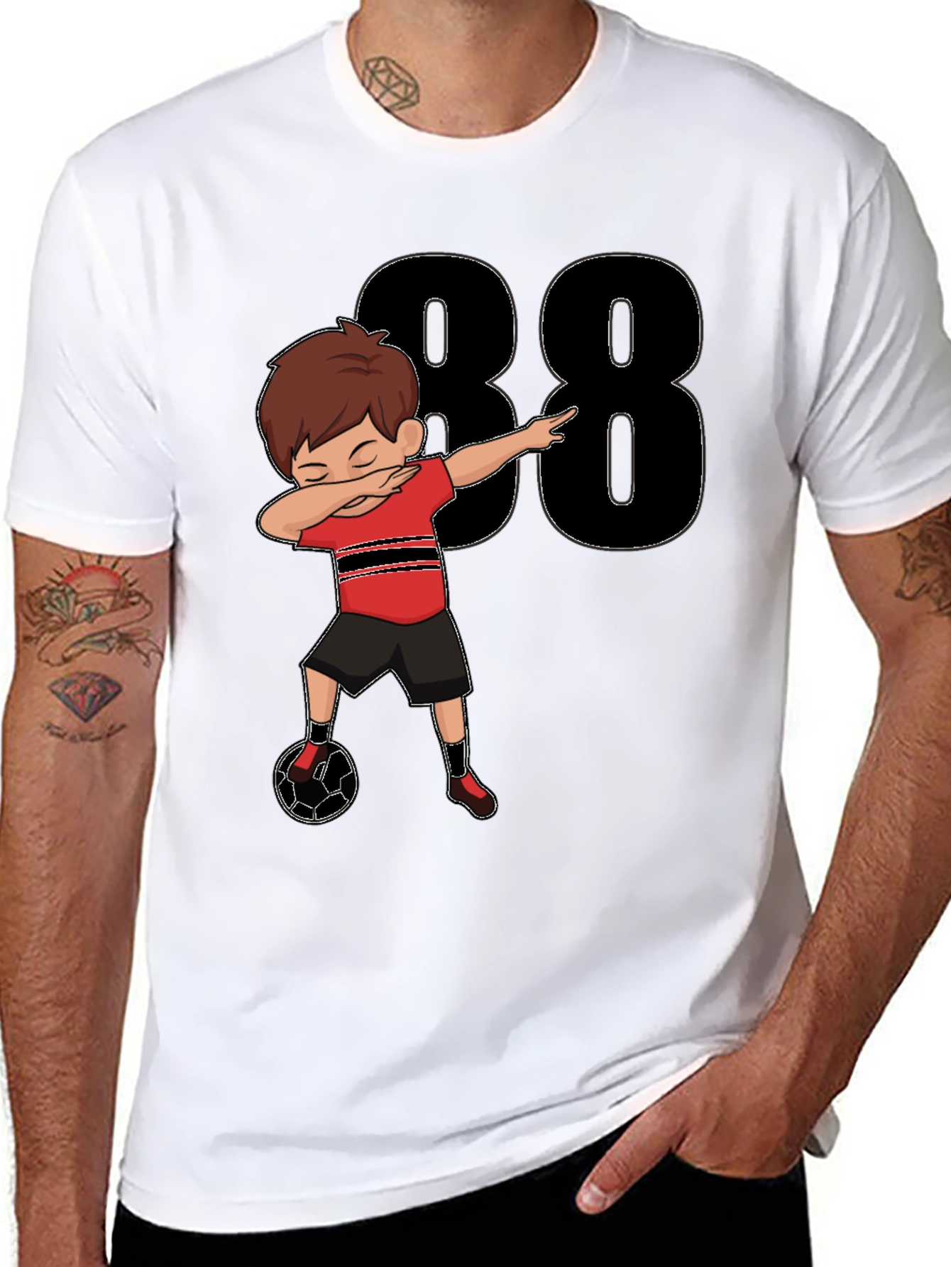 Soccer Dab Boy Birthday T-Shirt