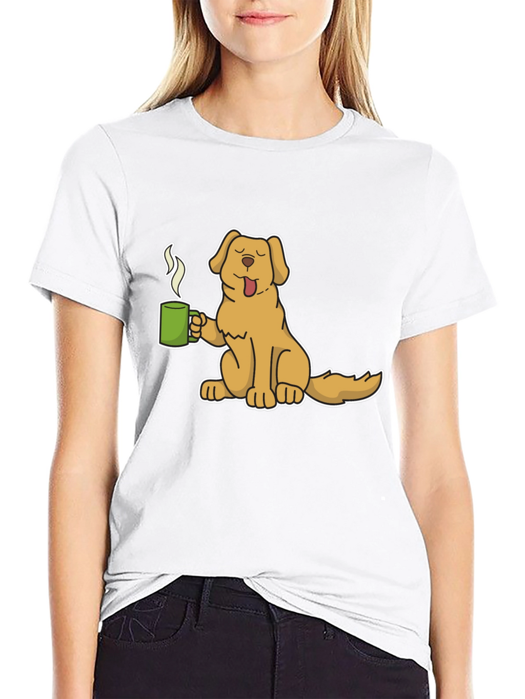 Dog Lover T-Shirt - Coffee Time!