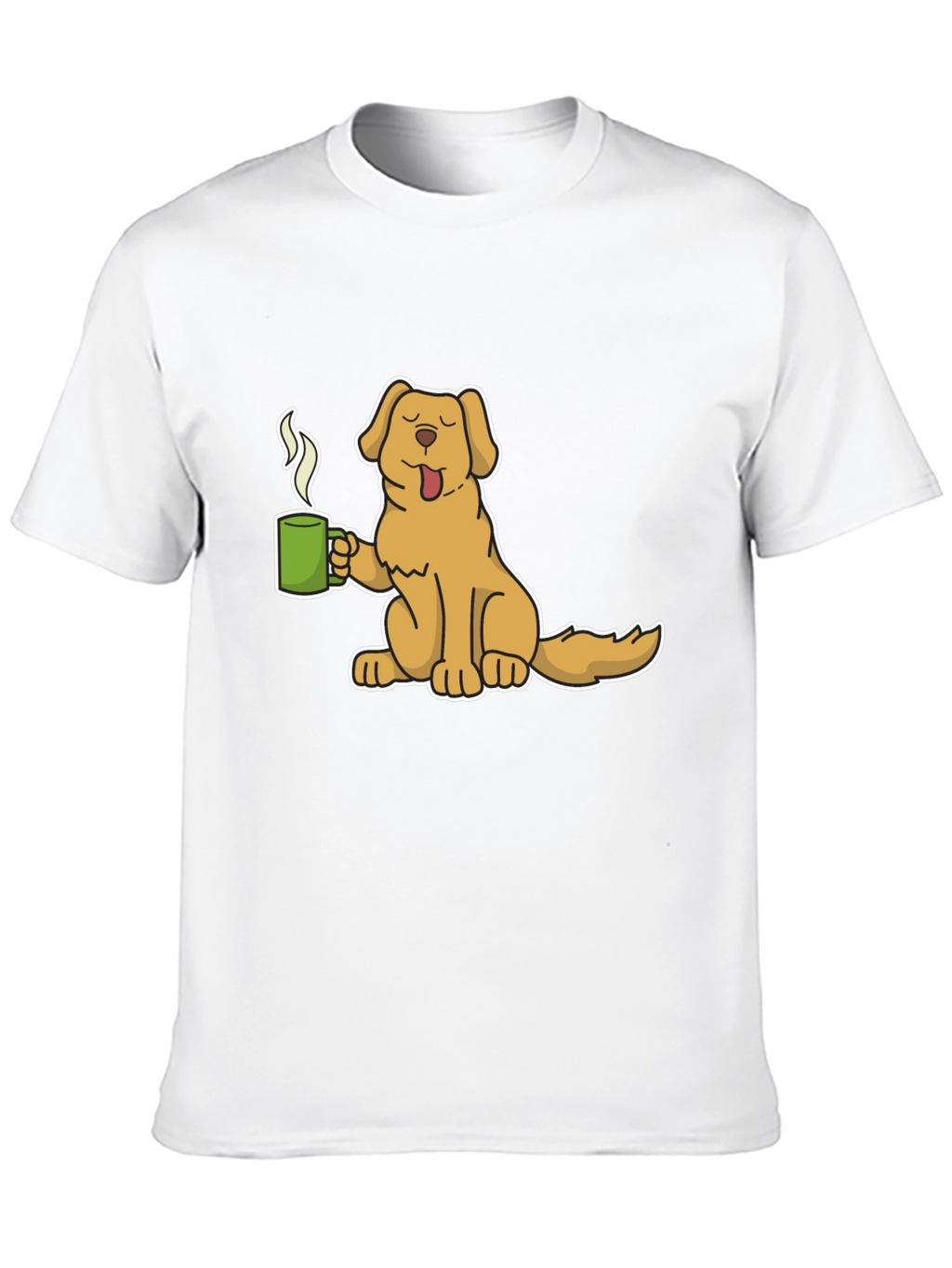 Dog Lover T-Shirt - Coffee Time!