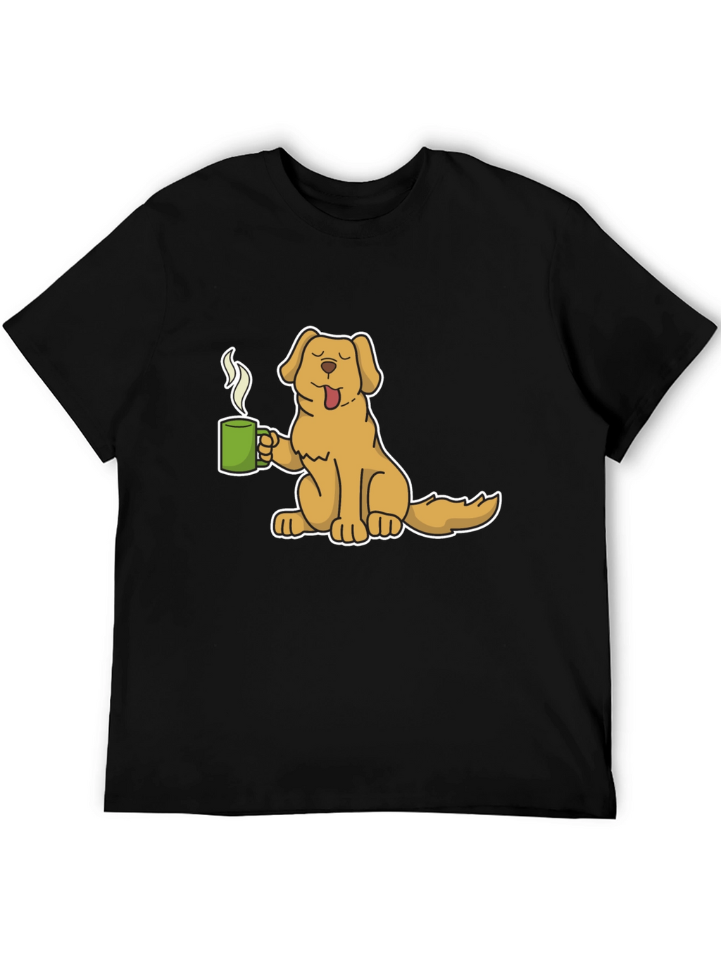 Dog Lover T-Shirt - Coffee Time!