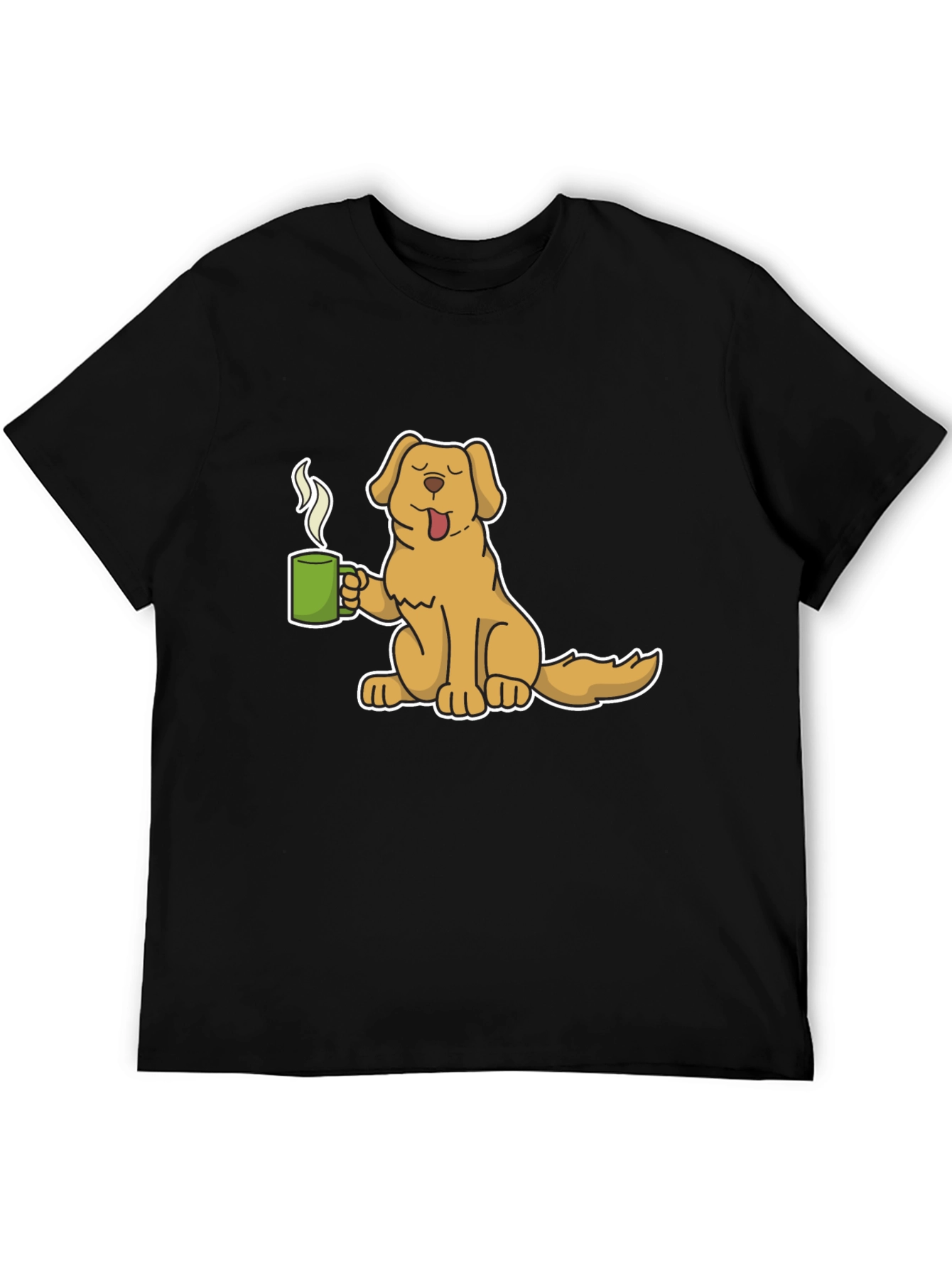 Dog Lover T-Shirt - Coffee Time!