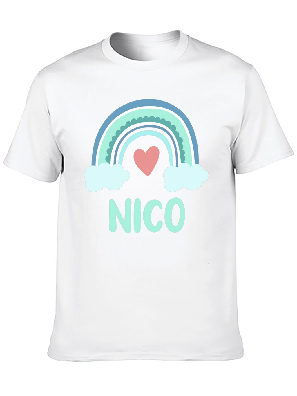 Nico Rainbow Heart T-Shirt