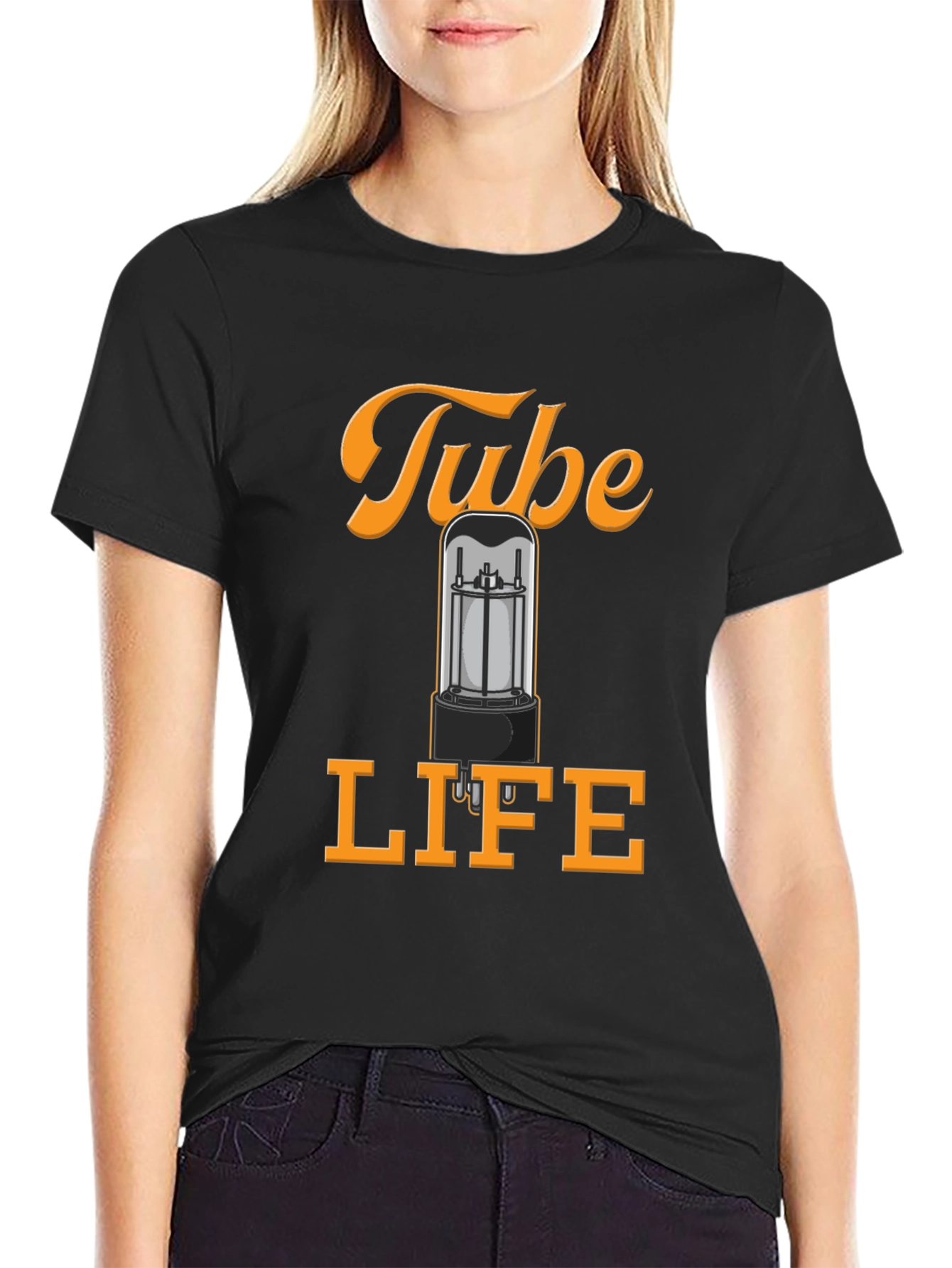 Tube Life T-Shirt - Amplifier Vacuum Tube Graphic Tee