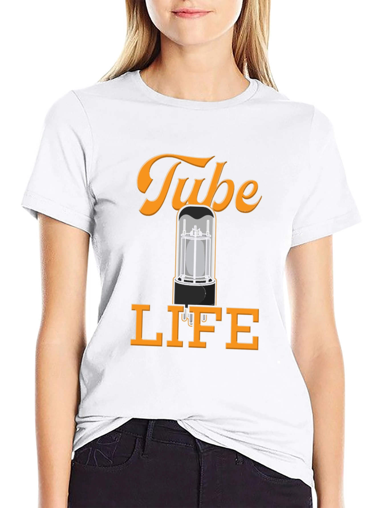 Tube Life T-Shirt - Amplifier Vacuum Tube Graphic Tee