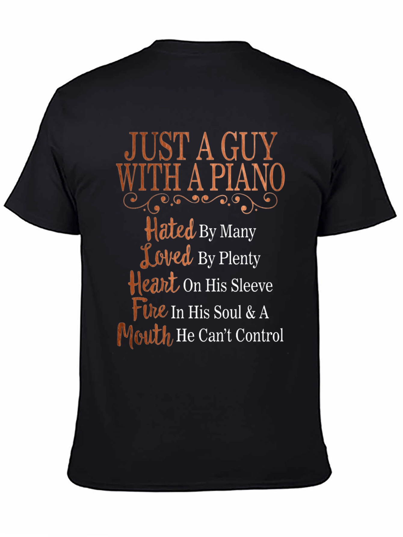 Just A Guy With A Piano Graphic T-Shirt