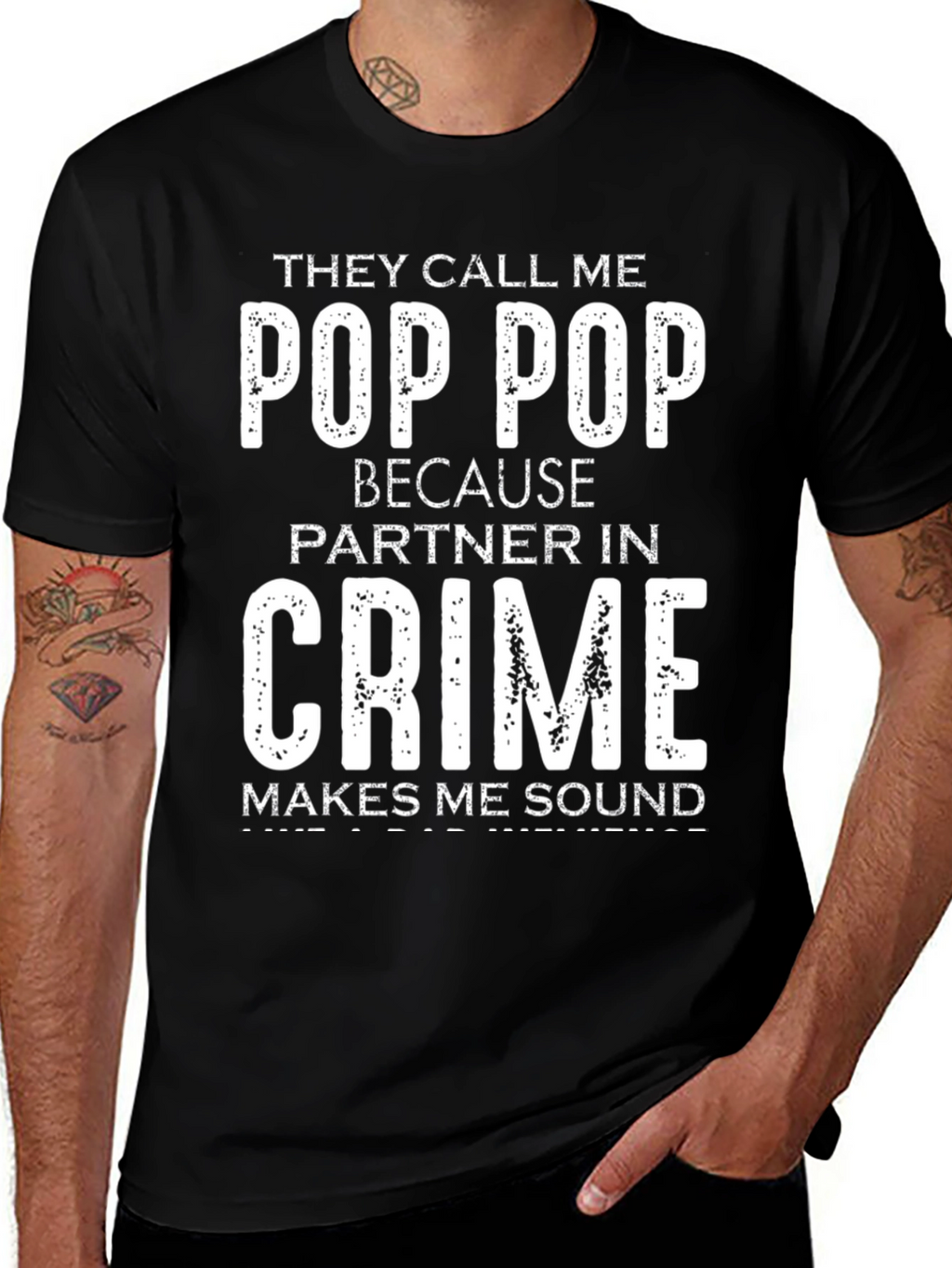 Pop Pop Partner in Crime T-Shirt