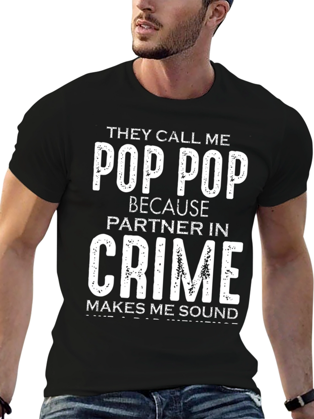 Pop Pop Partner in Crime T-Shirt