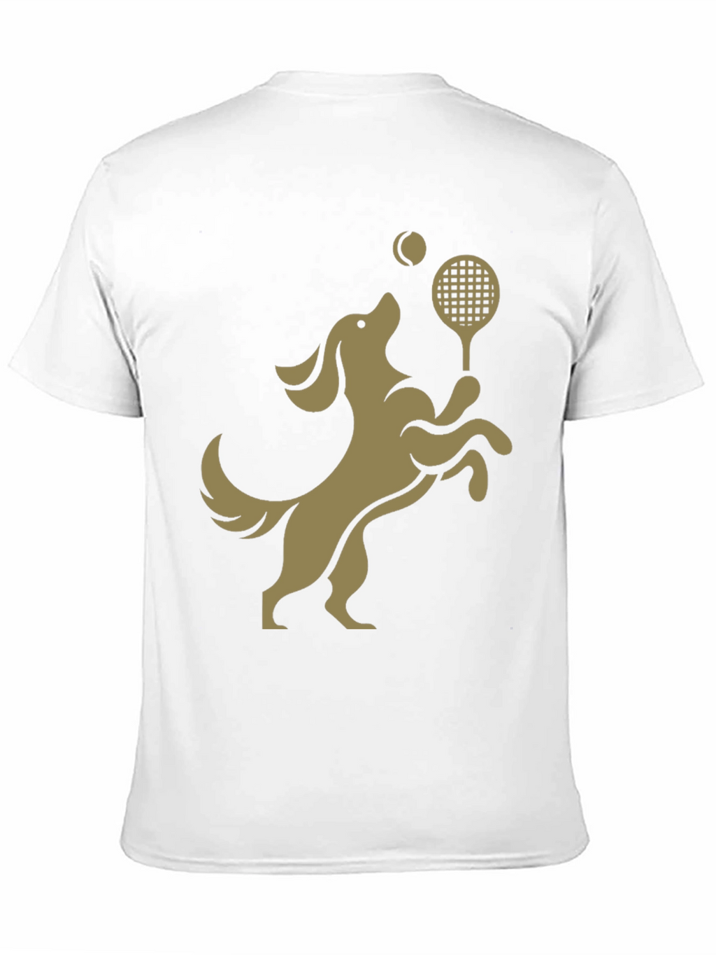 Dog Tennis T-Shirt: Playful Canine Athlete Design