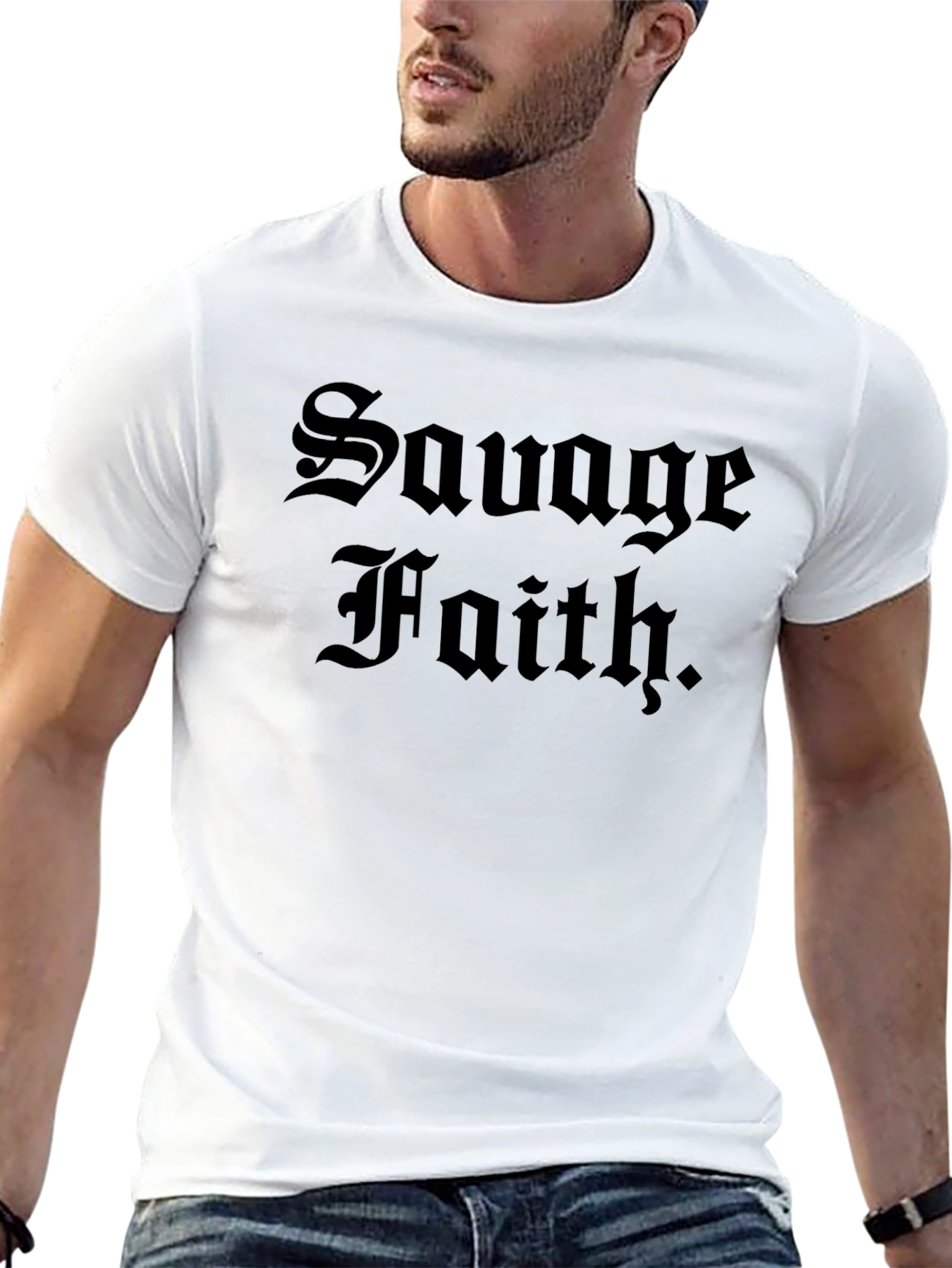Savage Faith Graphic T-Shirt - Bold & Edgy Style
