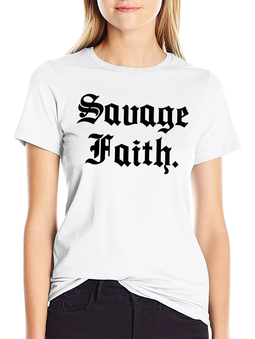 Savage Faith Graphic T-Shirt - Bold & Edgy Style