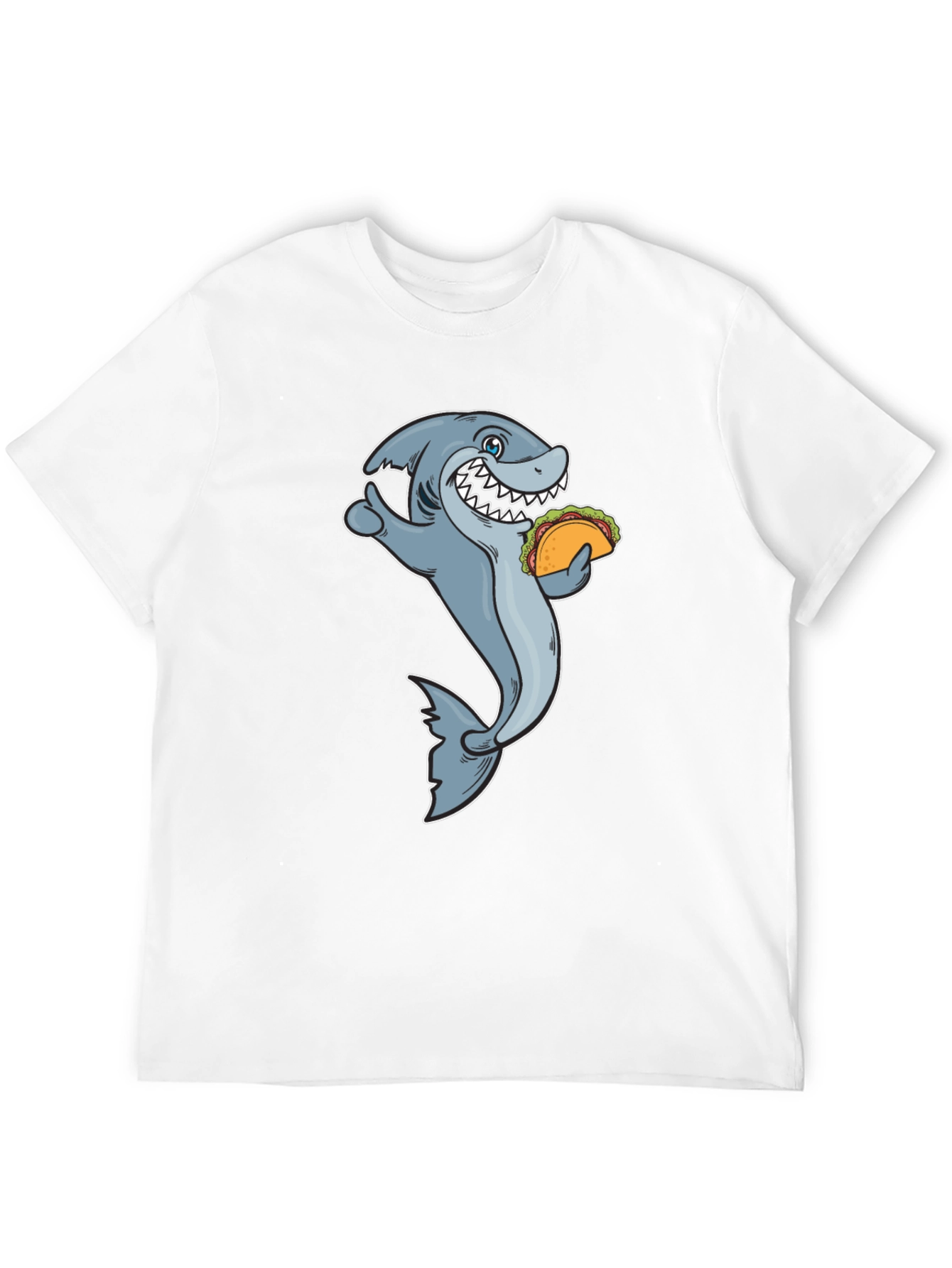 Shark Taco Funny Graphic Tee