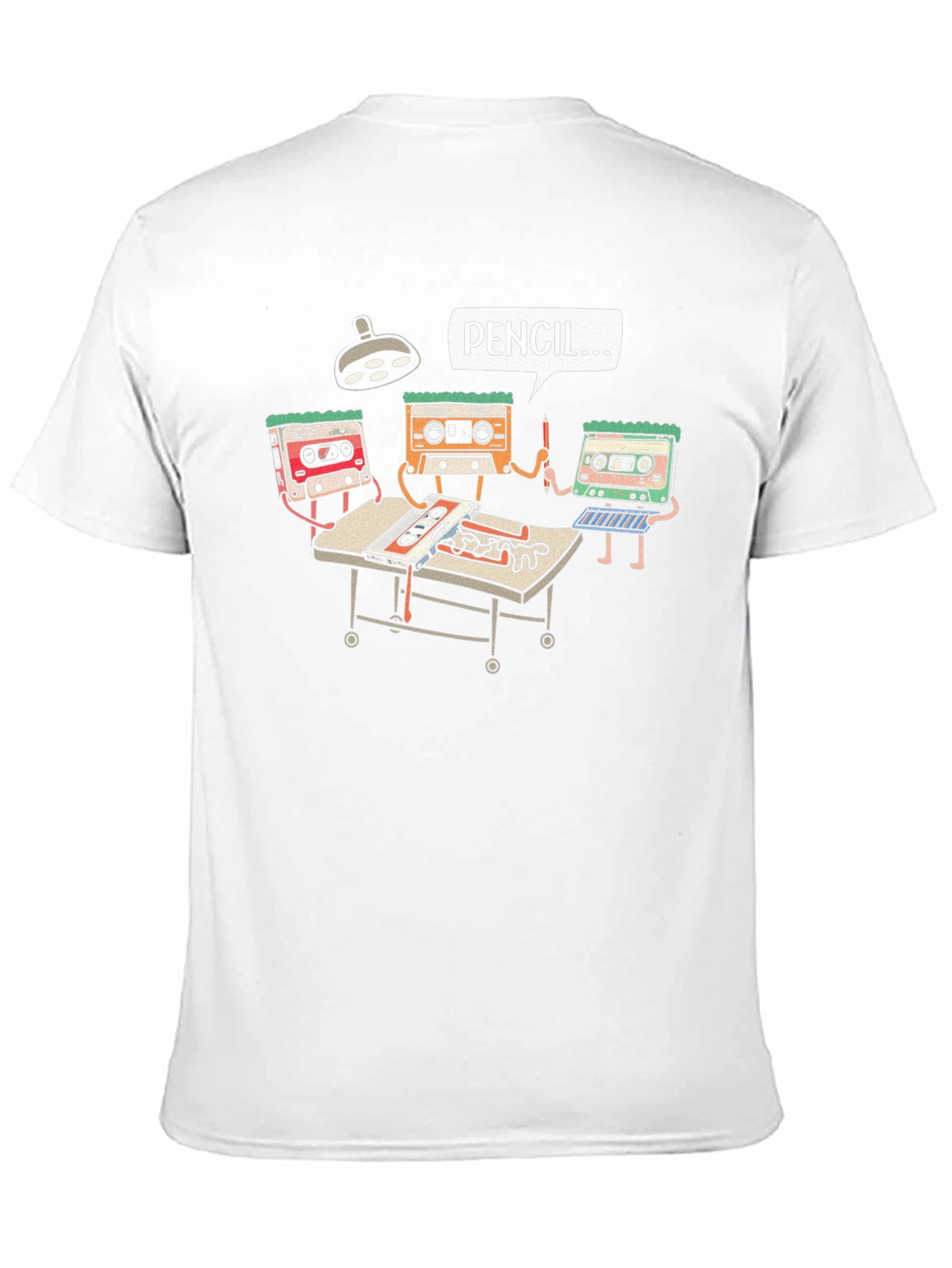 Retro Tape Surgery T-Shirt - Black Graphic Tee