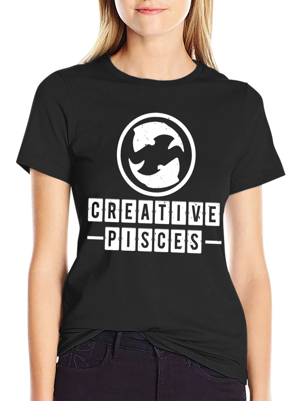 Creative Pisces T-Shirt Zodiac Sign Astrology Tee