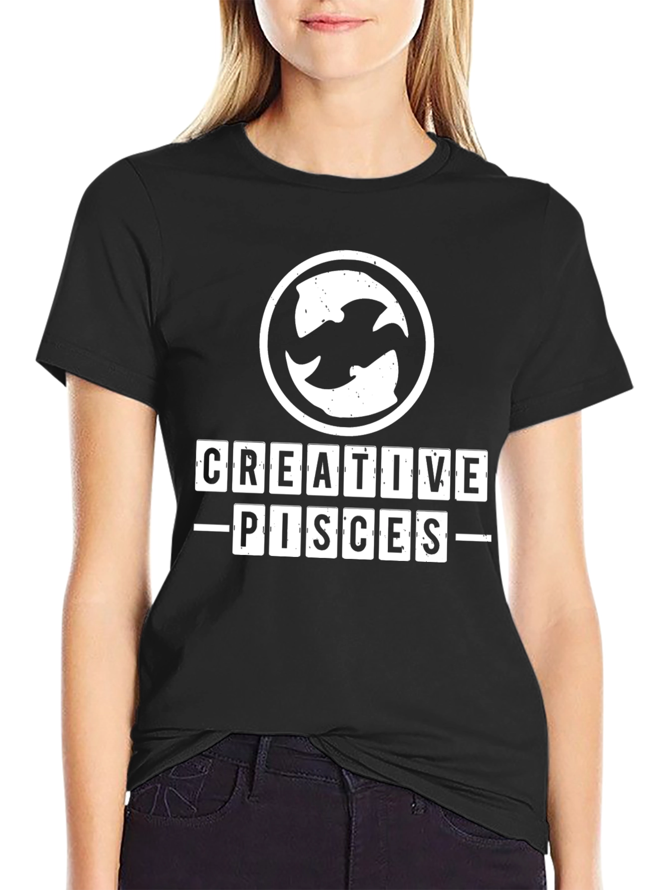 Creative Pisces T-Shirt Zodiac Sign Astrology Tee
