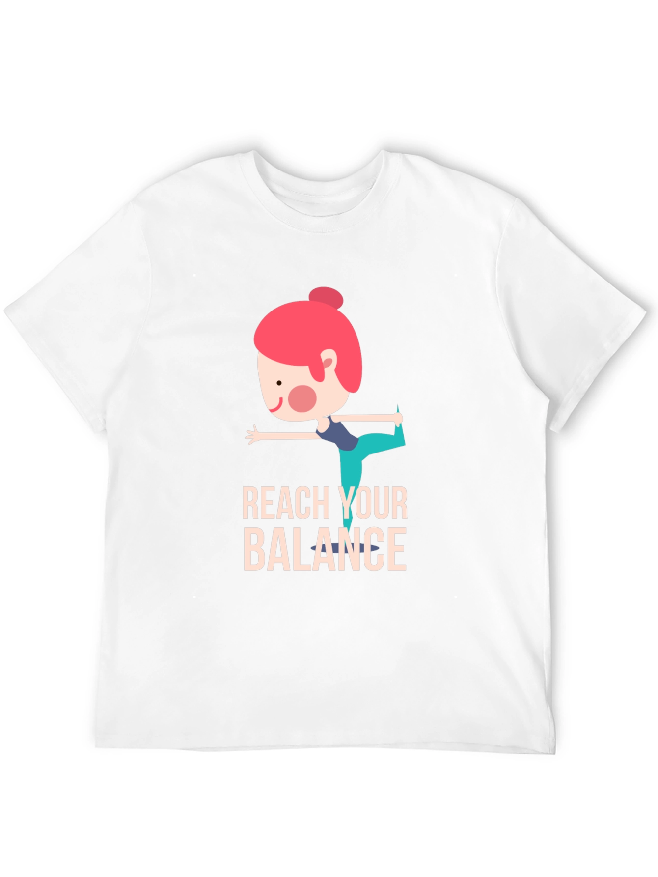 Reach Your Balance Graphic Tee - Black