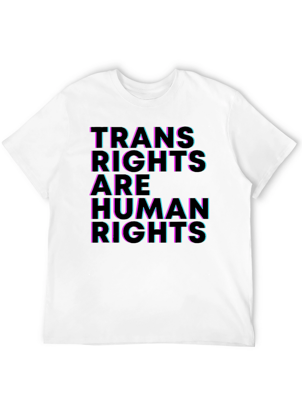 Trans Rights are Human Rights T-Shirt - Black