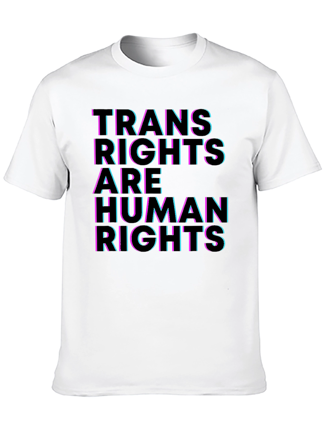 Trans Rights are Human Rights T-Shirt - Black