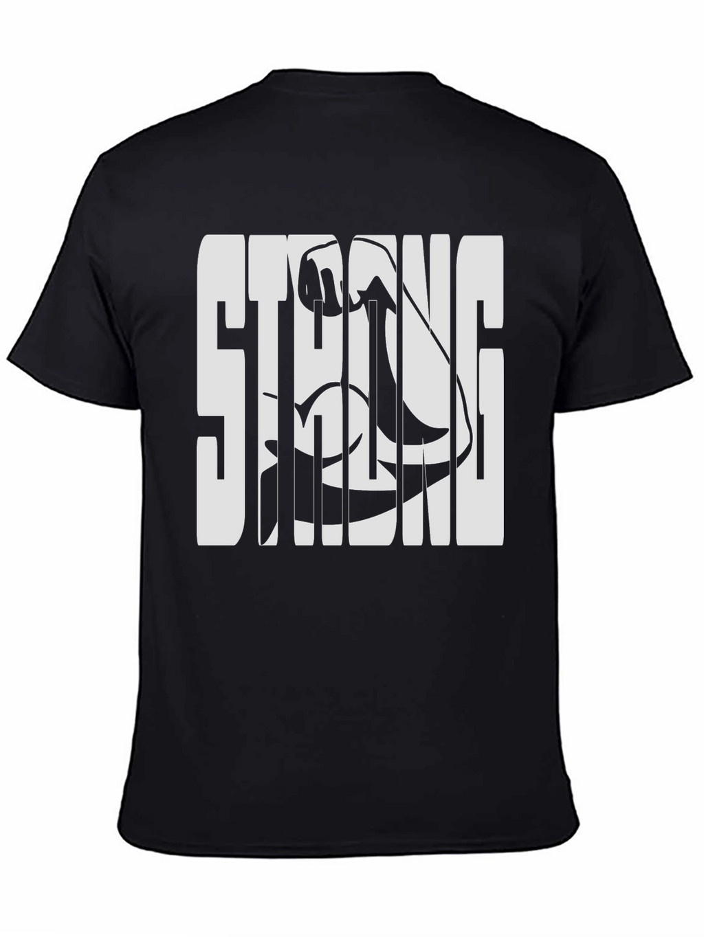 Strong Arm Graphic T-Shirt - Black