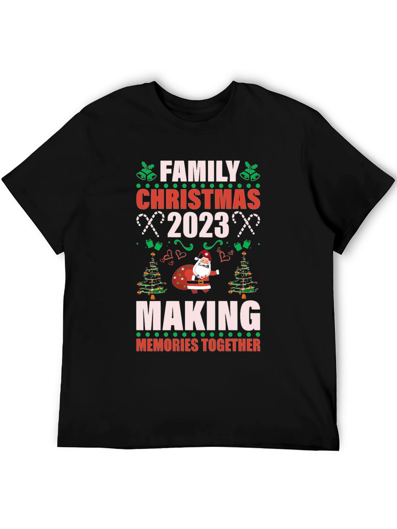 Family Christmas 2023 T-Shirt - Making Memories Together!