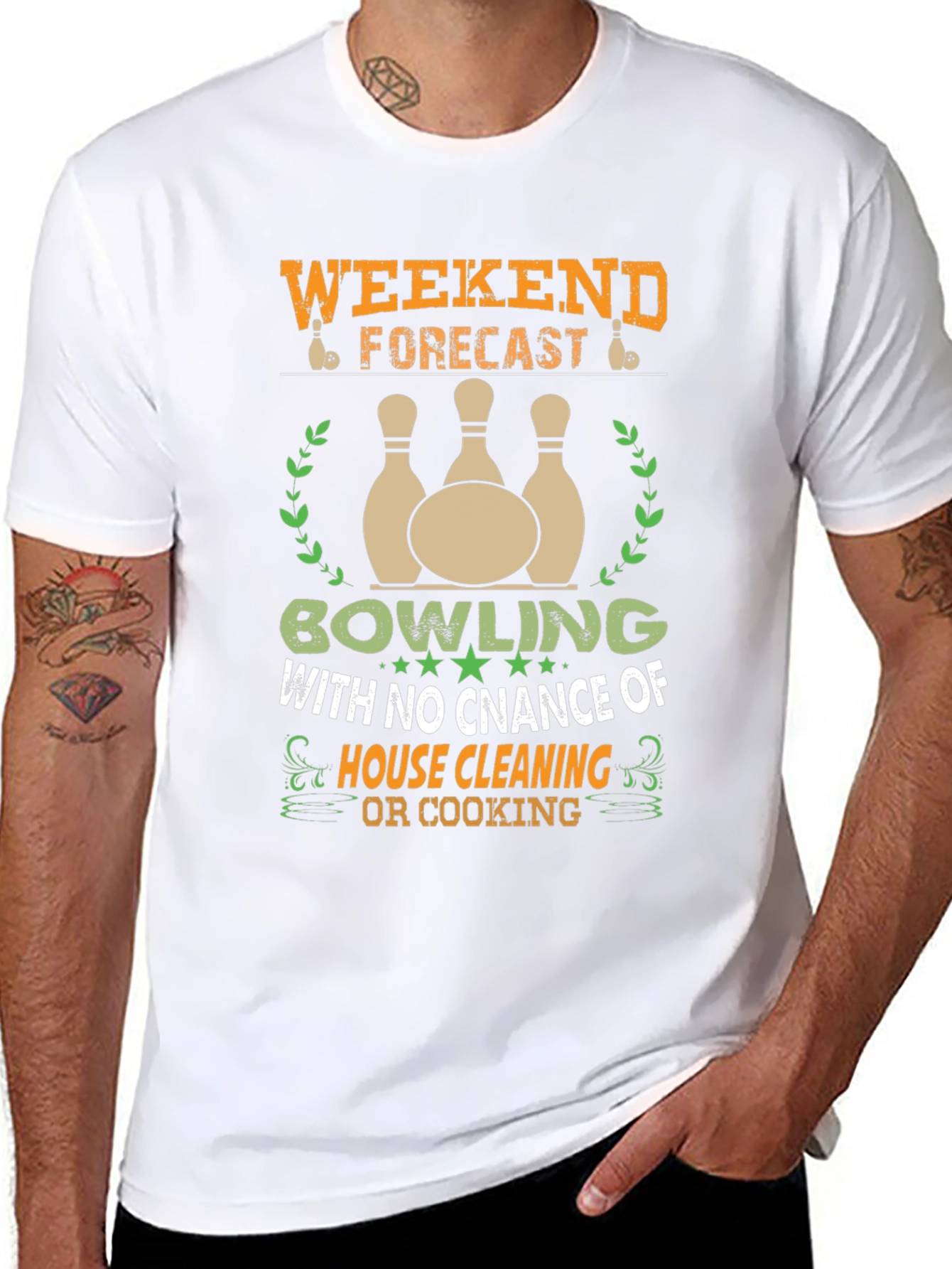 Bowling Weekend Forecast T-Shirt