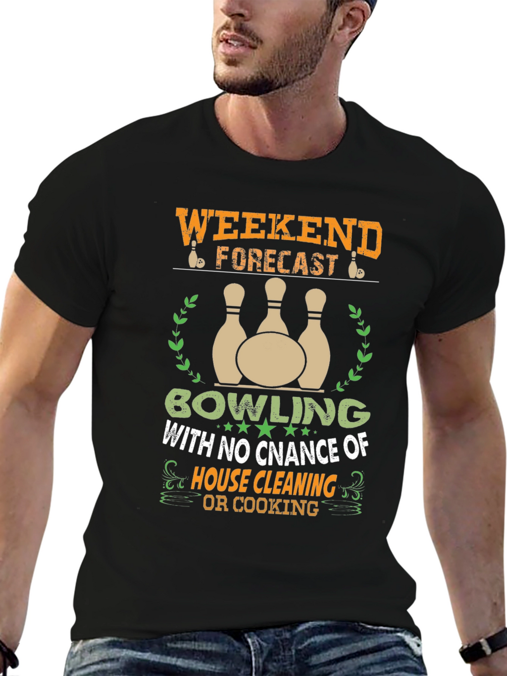 Bowling Weekend Forecast T-Shirt