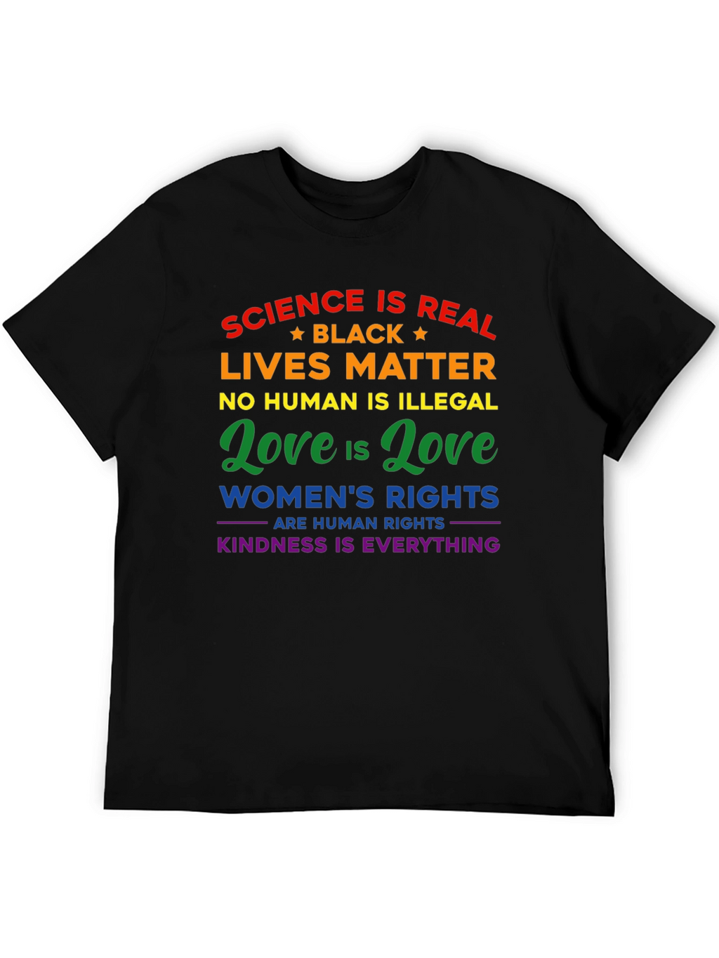 Equality Statement Graphic Tee - Science Love Rights