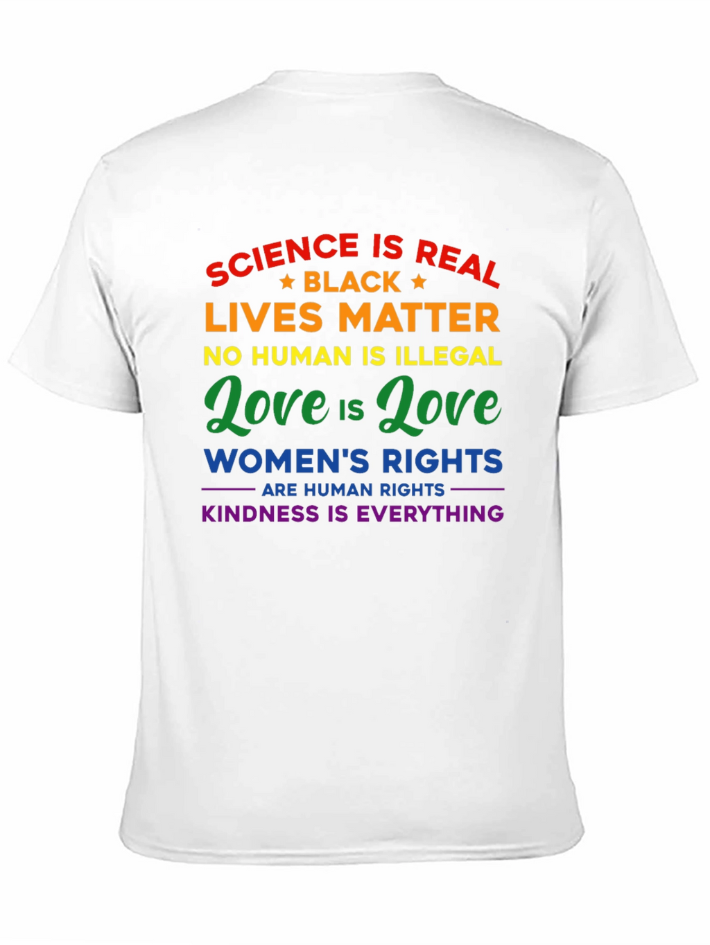 Equality Statement Graphic Tee - Science Love Rights
