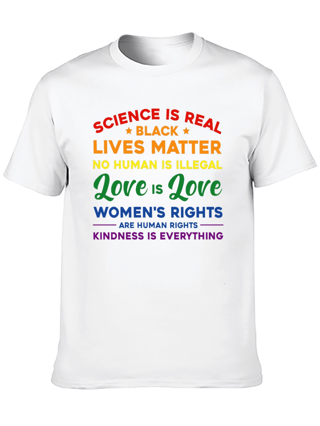 Equality Statement Graphic Tee - Science Love Rights