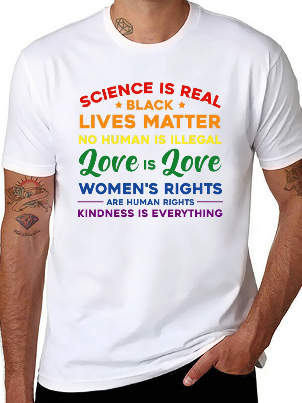 Equality Statement Graphic Tee - Science Love Rights