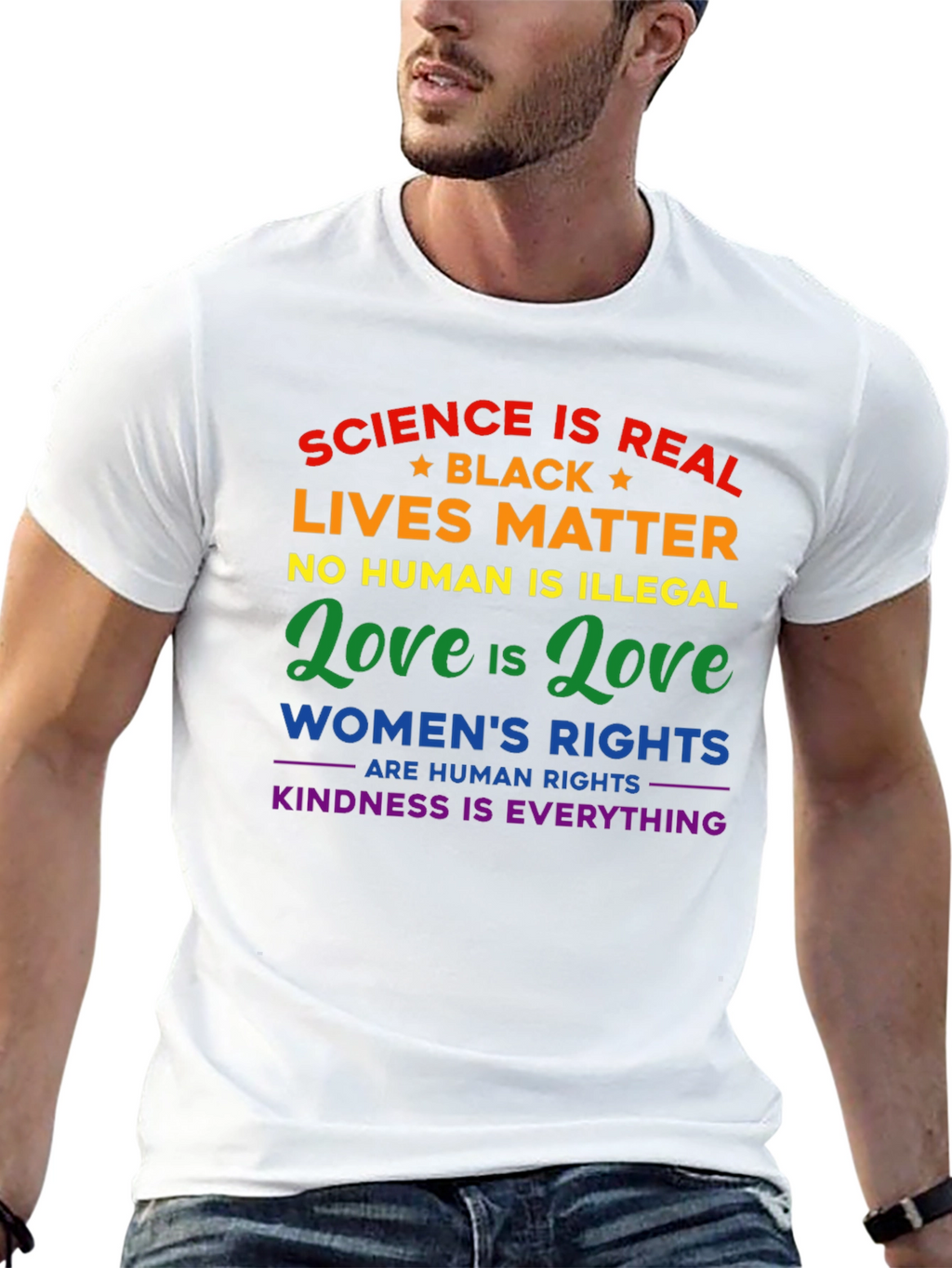 Equality Statement Graphic Tee - Science Love Rights