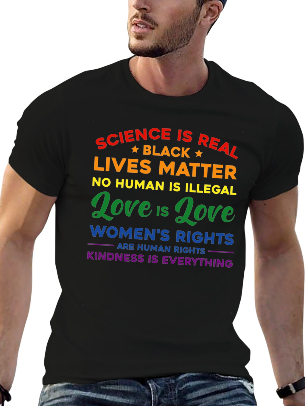 Equality Statement Graphic Tee - Science Love Rights
