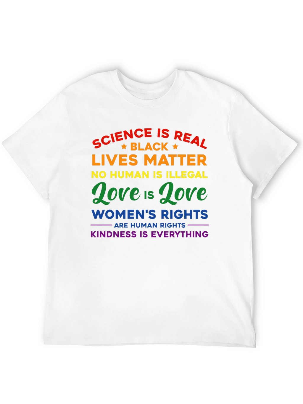 Equality Statement Graphic Tee - Science Love Rights