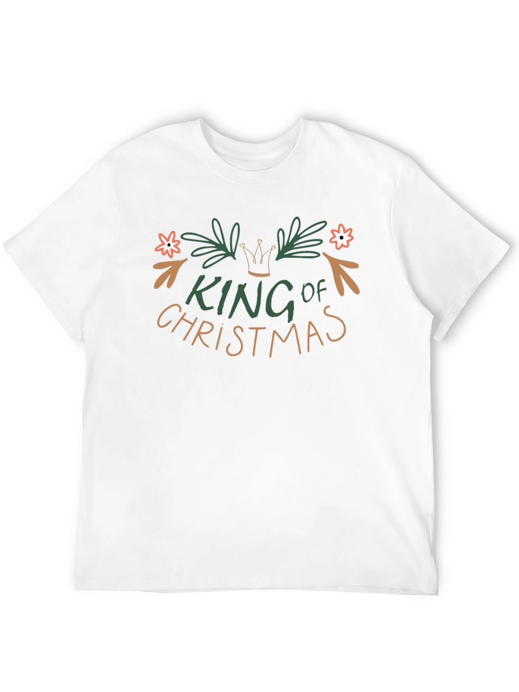 King of Christmas Graphic Tee - Holiday Apparel