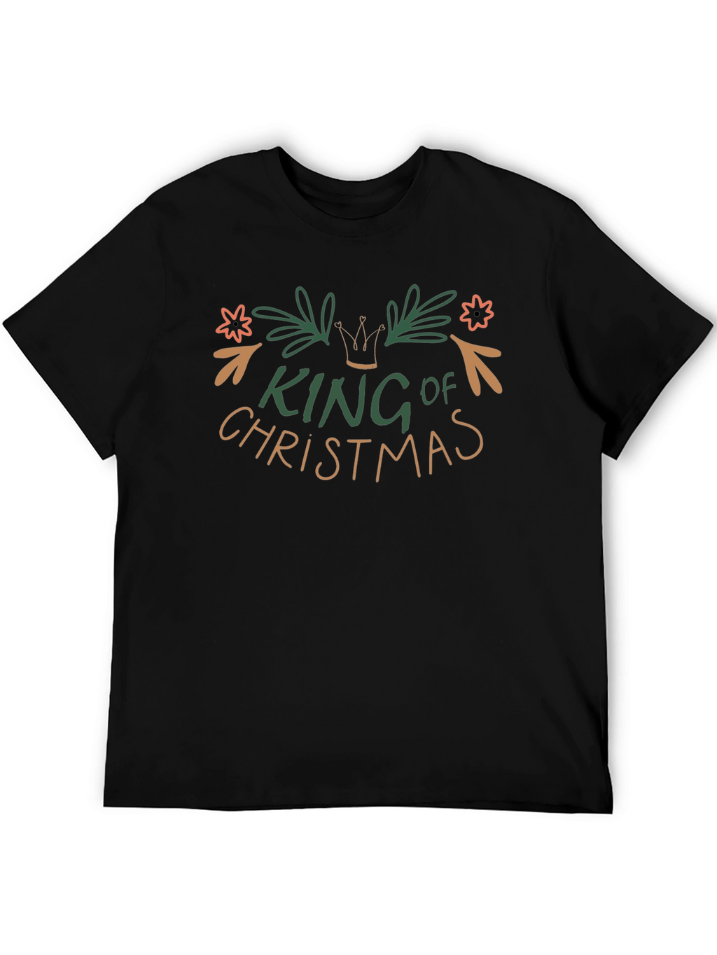 King of Christmas Graphic Tee - Holiday Apparel