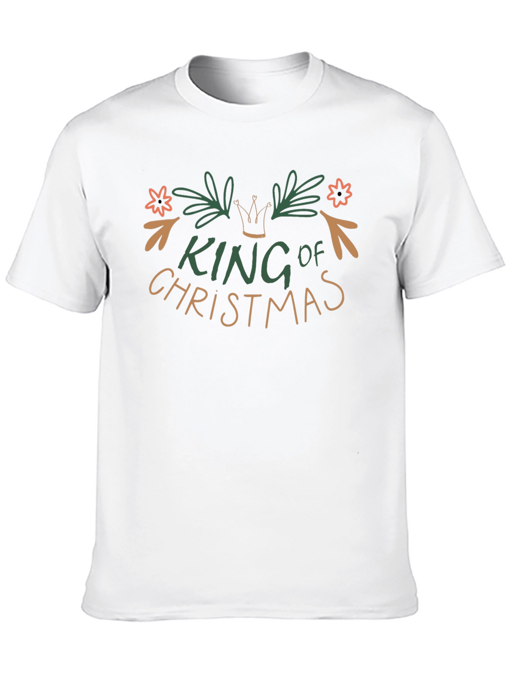 King of Christmas Graphic Tee - Holiday Apparel