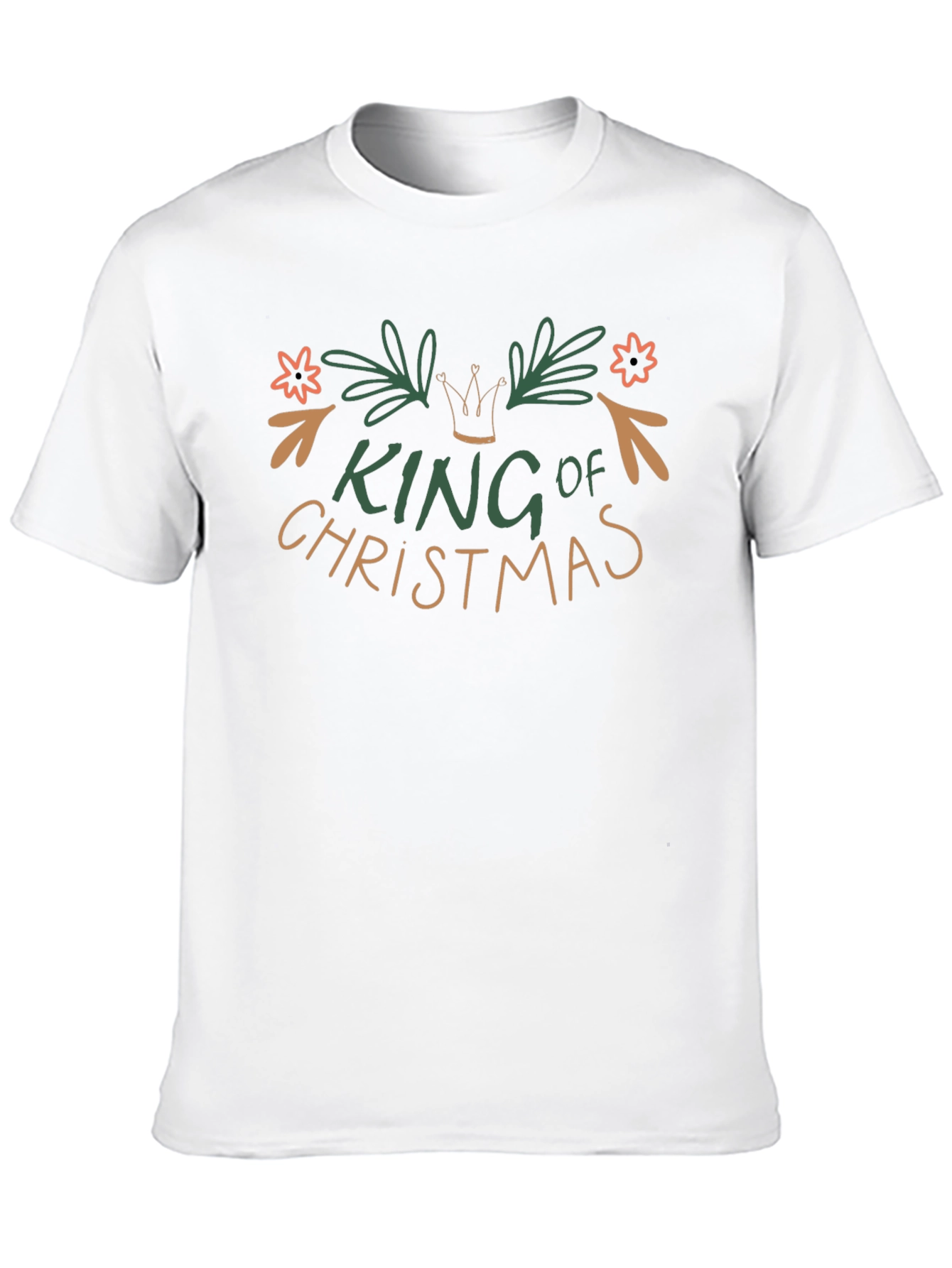 King of Christmas Graphic Tee - Holiday Apparel
