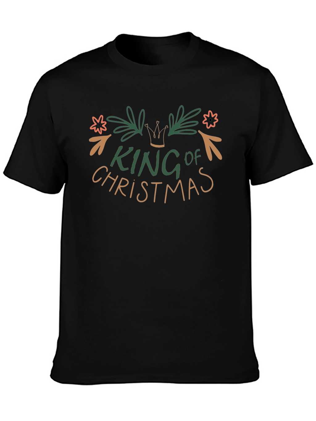King of Christmas Graphic Tee - Holiday Apparel