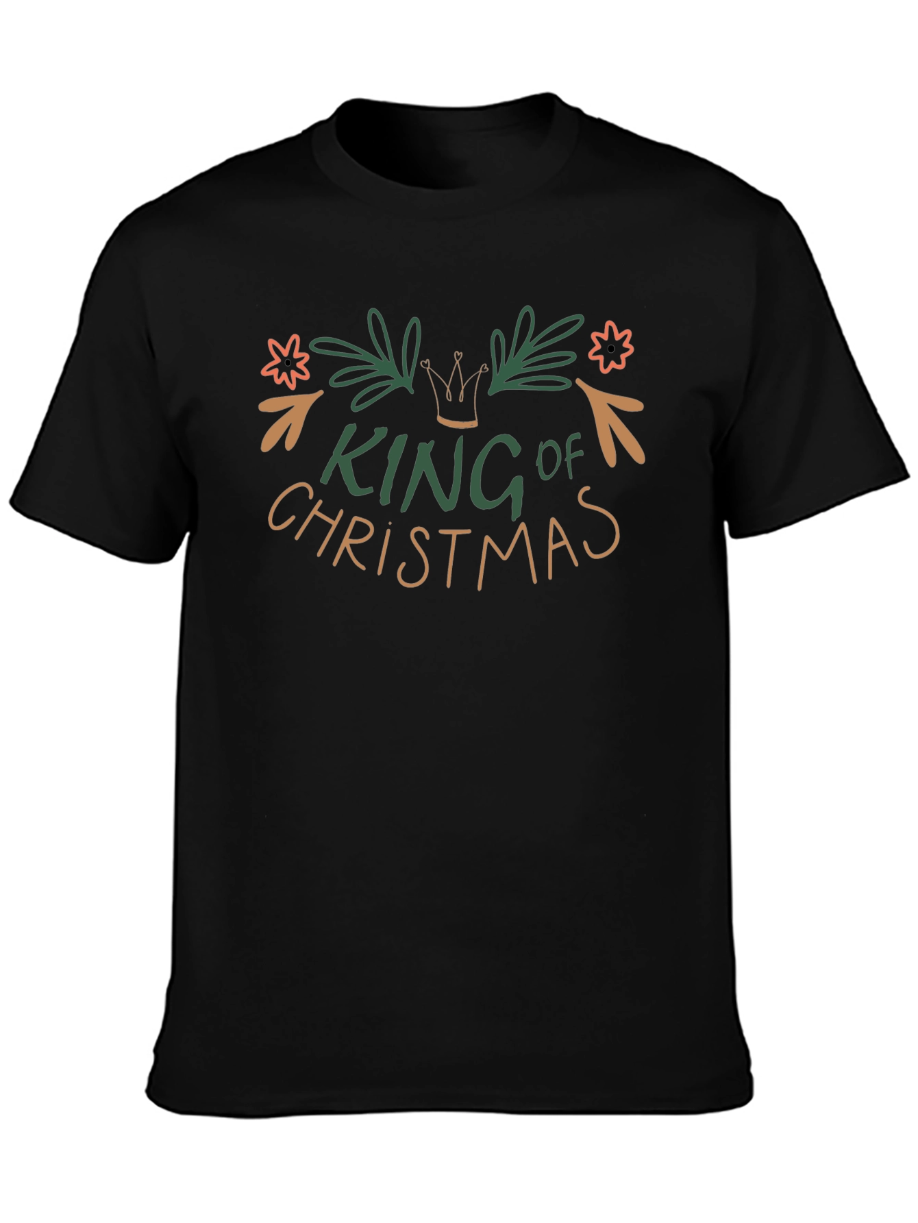 King of Christmas Graphic Tee - Holiday Apparel