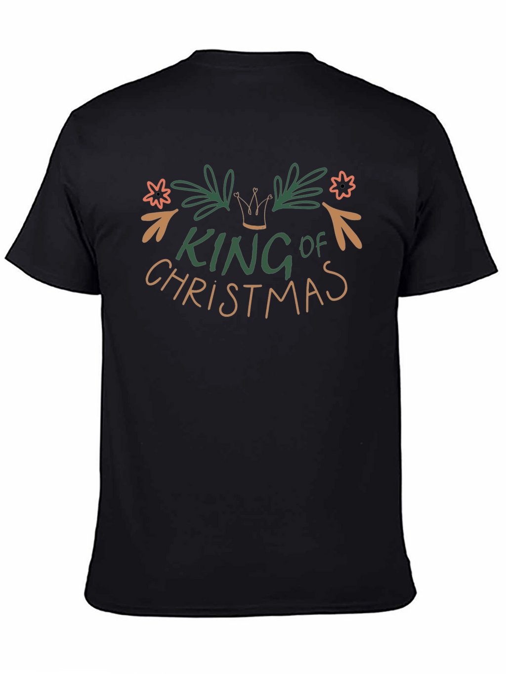 King of Christmas Graphic Tee - Holiday Apparel