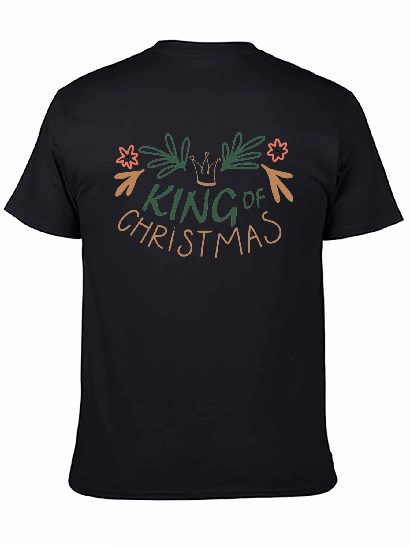 King of Christmas Graphic Tee - Holiday Apparel