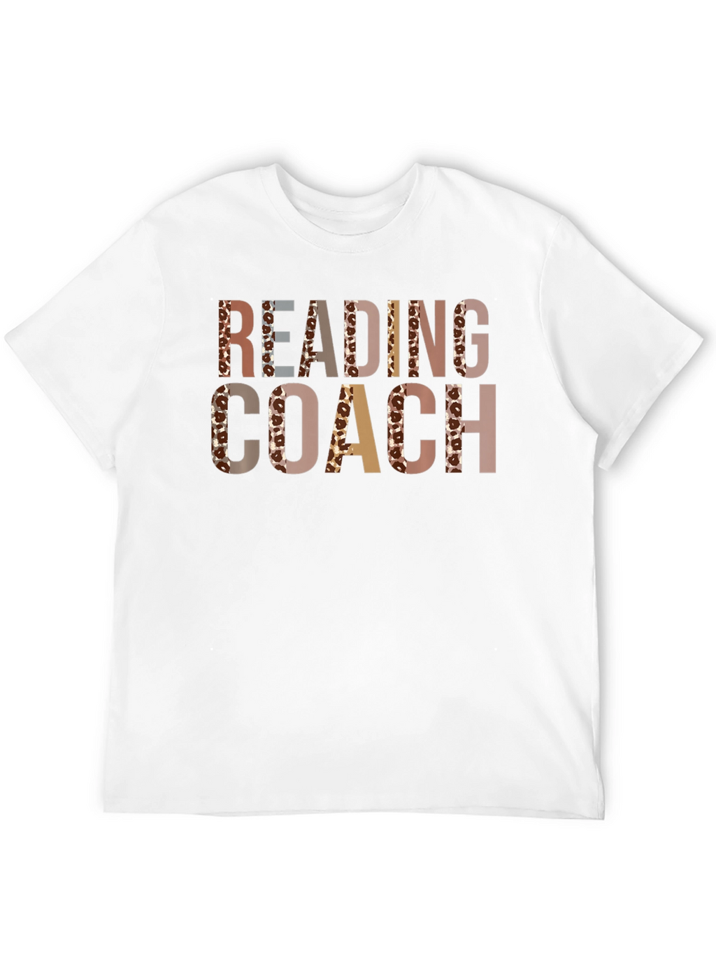 Reading Coach Leopard Print Graphic Tee