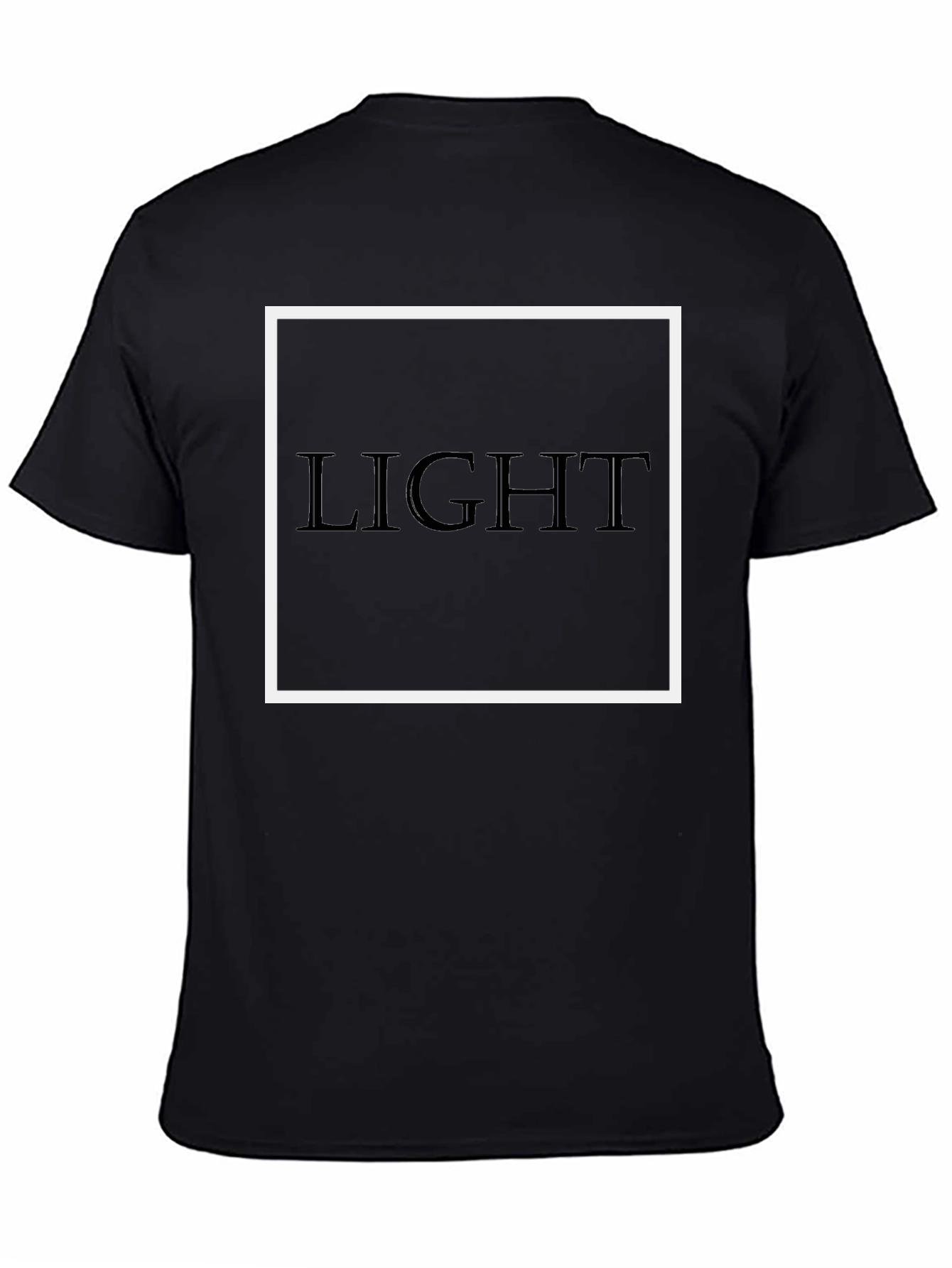 Mens LIGHT Graphic Tee - Black